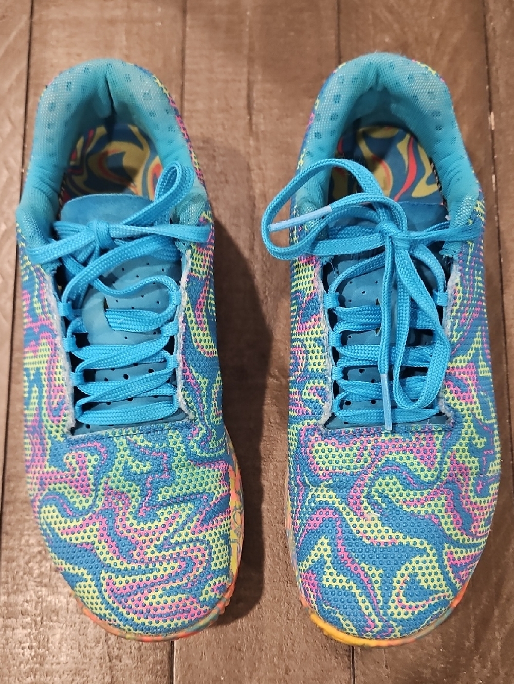 NOBULL Swirl Neon Trainers M7 W8.5